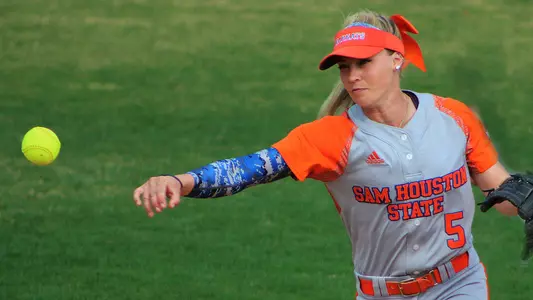 Bearkats win two on 21-hit day in Denton