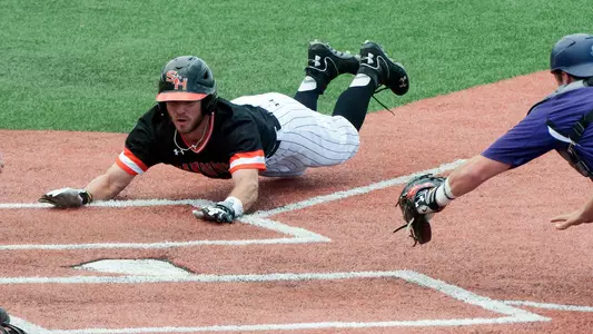 Winning streak halted, SFA salvages finale