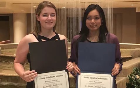 Penatzer, Kuwahara named to All-America team