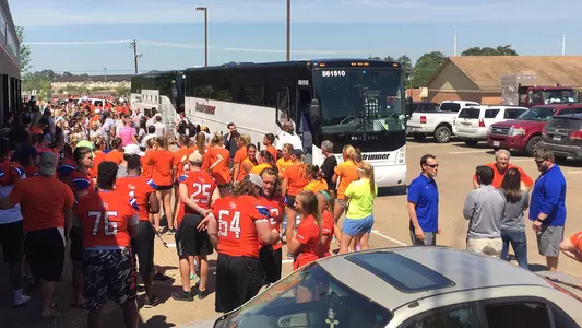 Bearkat Athletes Give Spirit Groups Send-Off