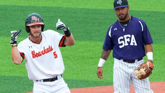 Bearkats power past SFA 7-3 in series opener