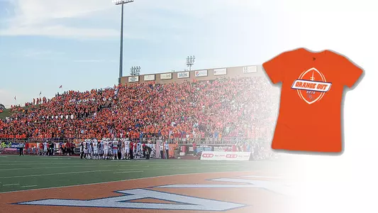 Orange Out shirts, tickets available