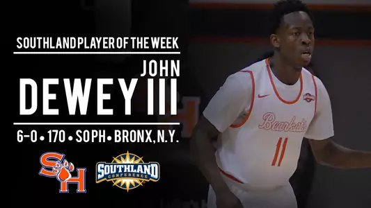 Dewey Named SLC Player Of The Week