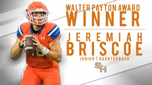 Briscoe Claims 2016 Walter Payton Award