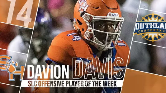 Davis named SLC Offensive Player of the Week
