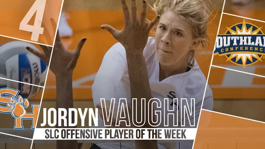 Vaughn named SLC Offensive Player of the Week
