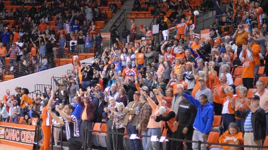 Johnson Coliseum fans