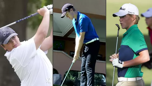 Men's golf inks three to 2018 class