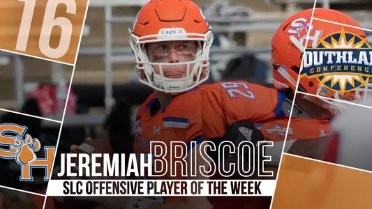 Briscoe takes SLC Offensive Player of the Week