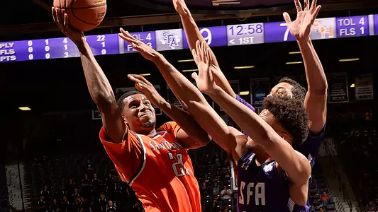 Kats close regular season with loss at SFA