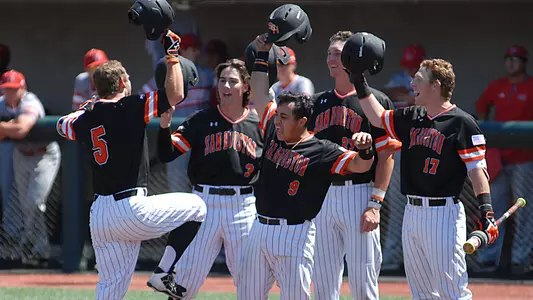 Kats mash five homers, sweep Nicholls