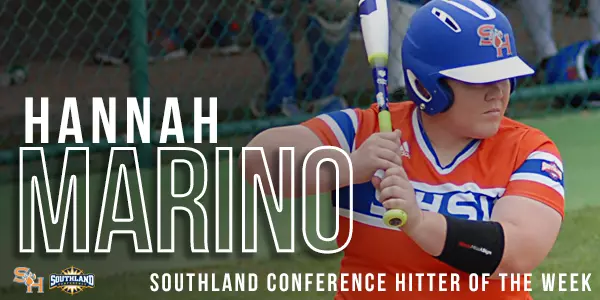 Marino named SLC Hitter of the Week