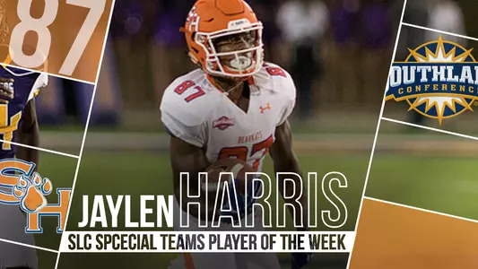 Harris named SLC Special Teams Player of the Week