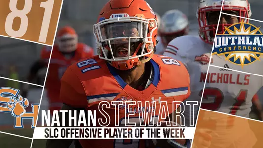 Stewart named SLC Offensive Player of the Week