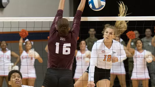 Texas State holds off Kats in five