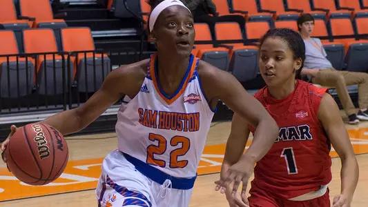 First-place Lamar takes down Sam