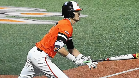 Harp's homer evens series with DBU