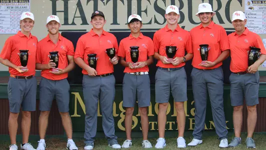 Mens Golf take title at Southern Miss
