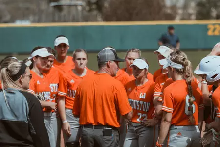 Coach Valis talks to the team