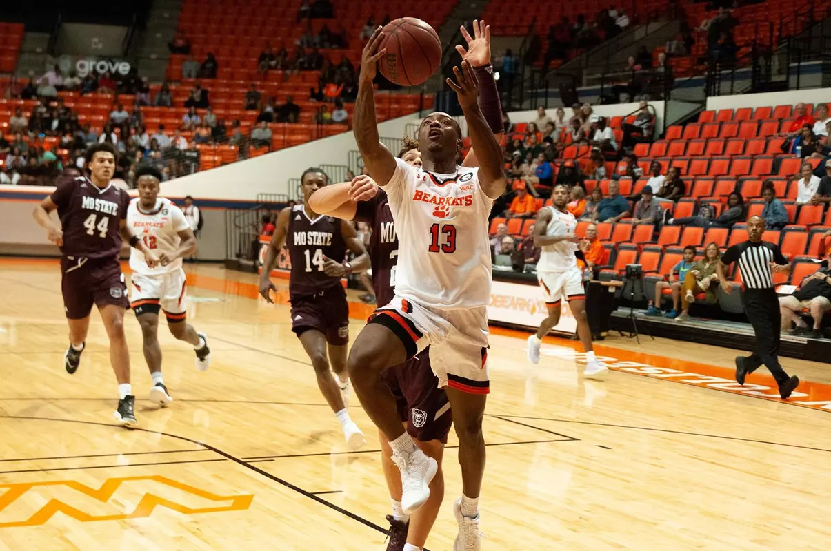 JD Ray drives against Missouri State