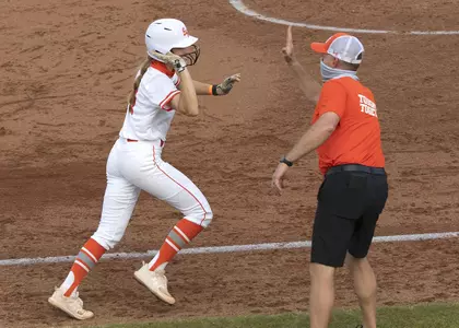 Emily Telg heads home