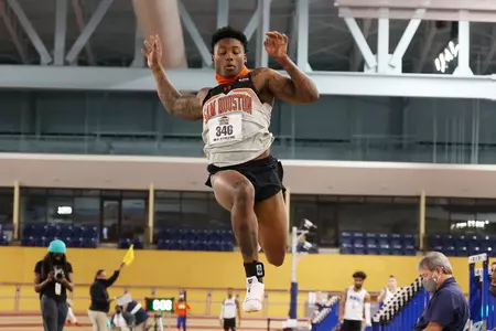 Zachary Johnson at 2021 Southland Conference Indoor Track & Field Championships