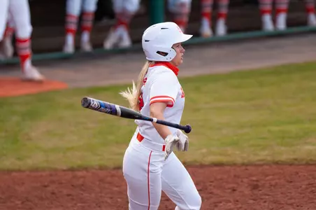 Sheridan Fisher bats against Houston