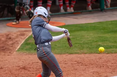 Courtney White bats against SLU