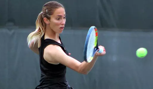 Isidora Zivkovic returns a shot