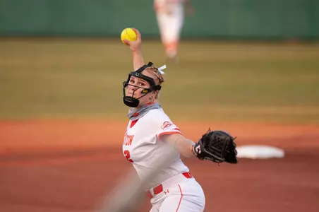 Taylor Bachmeyer pitches against Houston