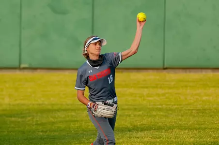 Megan McDonald throws the ball in