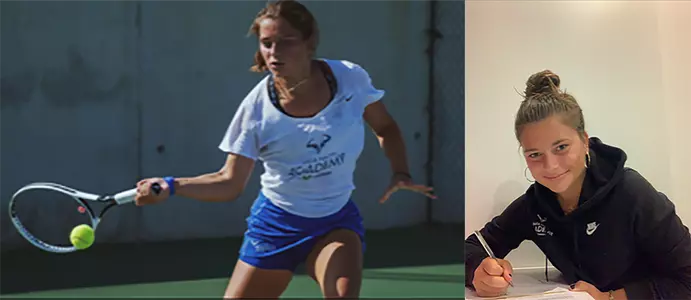 Emma Stauber signs with tennis