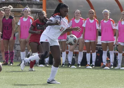 Jade Dewbre plays the ball against Grambling