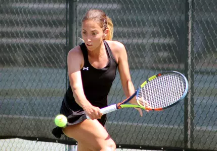 Isidora Zivkovic returns a shot against UCA