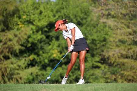 Leah Alberto tees off at Remax tournament