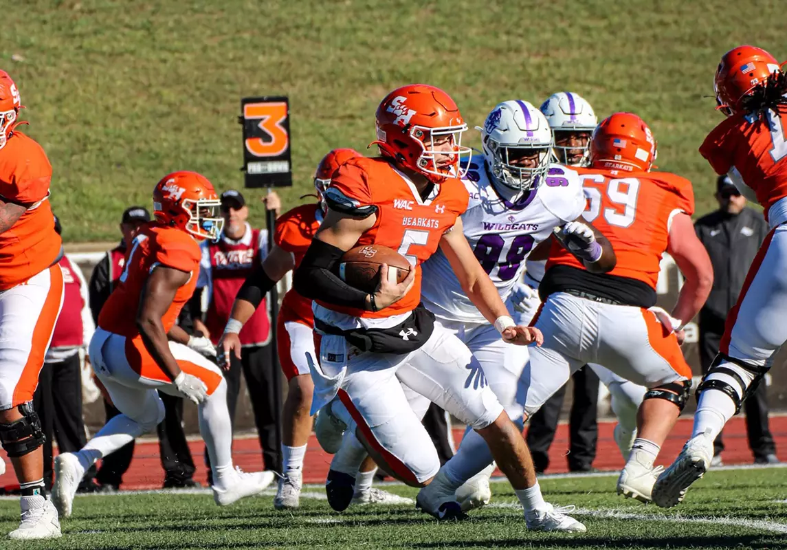 Keegan Shoemaker runs against ACU