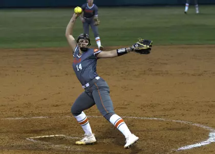 Brailey Wasik pitches against South Dakota
