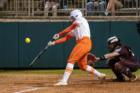 Brailey Wasik hits against Texas A&M