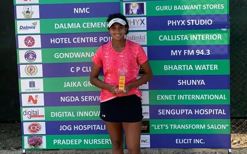 Sahaja Yamalapalli wins pro tennis tournament