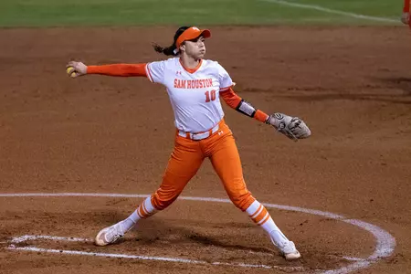 Mika Vento pitches against Texas A&M