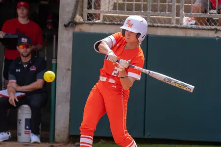 Sheridan Fisher bats against Lamar