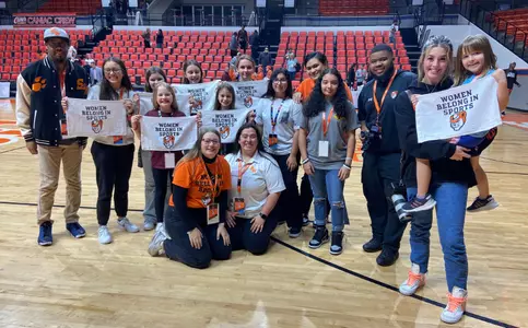 Local students take part in Women Belong in Sports event