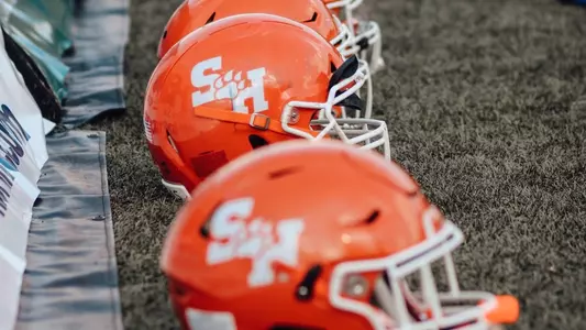 Sam Houston Football Helmets