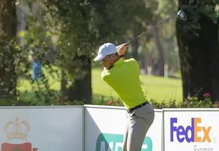 Hugo Trommetter takes a shot
