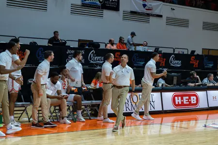 Jason Hooten celebrates during the win over Southern Utah