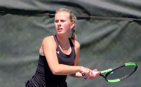 Linn Svaerd waits to return a shot