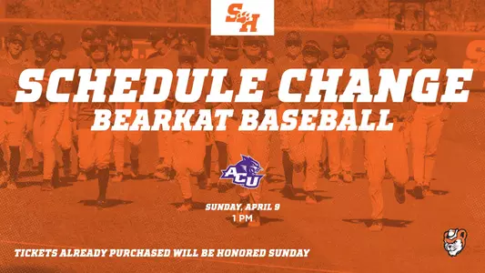 Baseball schedule change