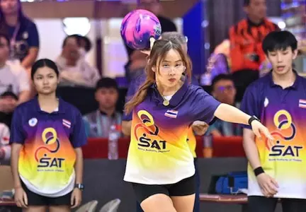 Ramita Sarntong is competing at the 21st Asian Youth Tenpin Bowling Championships