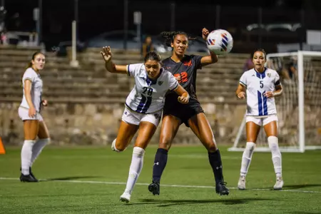 Ariana Carrington battles for the ball against FIU