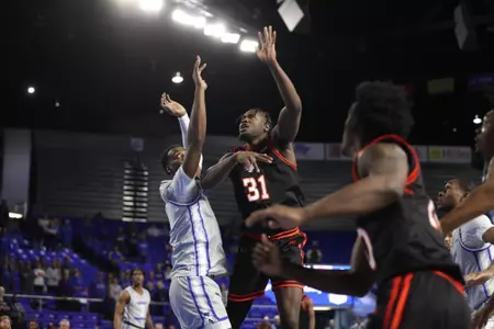 Souleymane Doumbia puts up a shot against Middle Tennessee
